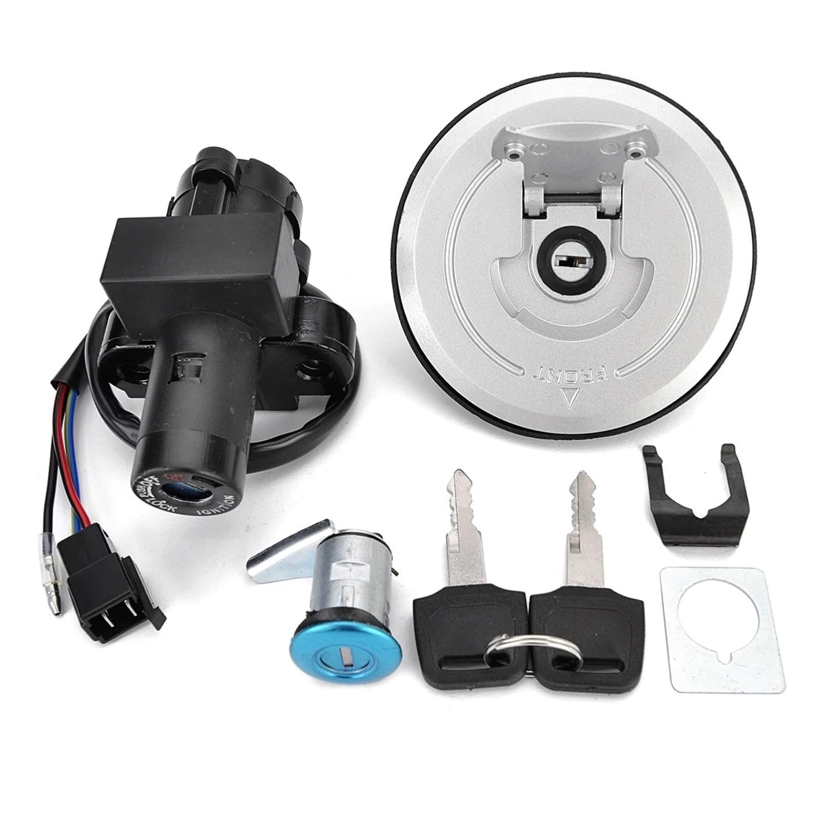 Zündschalter Für CB250 CB600F CB600F22 1998-2002 Kraftstoff Tankdeckel Zündschloss Sitz Schloss Mit Schlüssel Kit OEM: 35010-MBZ-D00 35010-MBZ-D01 Motorrad Zündschalter Zündschalter Für CB250 CB600F CB600F22 1998-2002 Kraftstoff Tankdeckel Zündschloss Sitz Schloss Mit Schlüssel Kit OEM: 35010-MBZ-D00 35010-MBZ-D01 Motorrad Zündschalter von CENAP