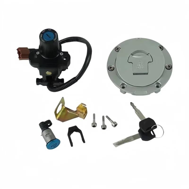 Zündschalter Für CB400 Für CBR600 Für CBR1000 1999-2011 Motorrad Zubehör Zündschloss Tankdeckel Sitz Schloss Set Motorrad Zündschalter von CENAP