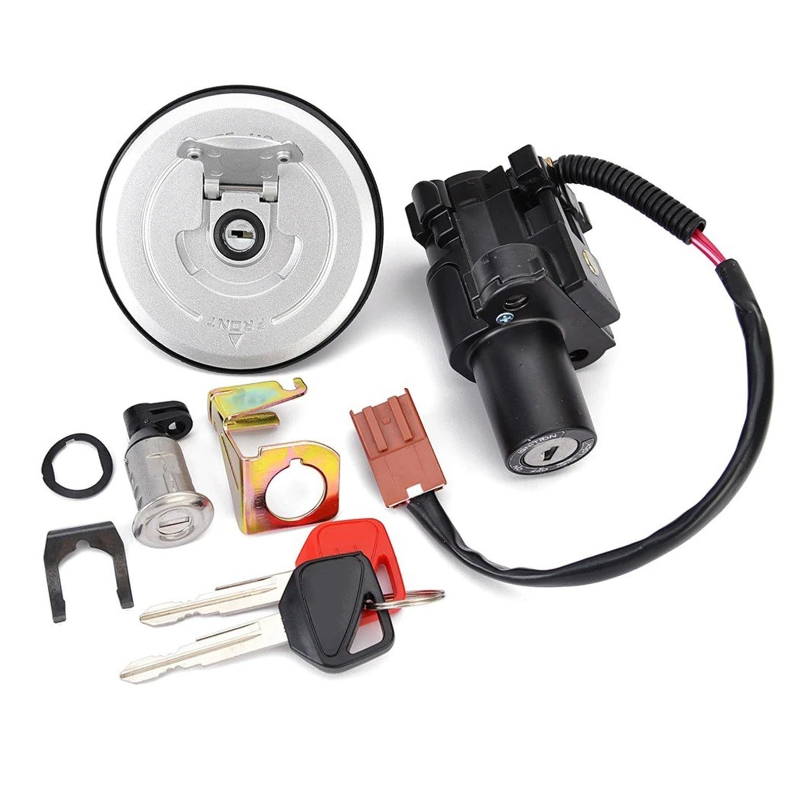 Zündschalter Für CB500 CB500F CB500X Für CBR500R 2013 2014 2015 Kraftstoff Tankdeckel Zündschloss Sitz Schloss Mit Schlüssel Kit 35010-MJW-A82 Motorrad Zündschalter Zündschalter Für CB500 CB500F CB500X Für CBR500R 2013 2014 2015 Kraftstoff Tankdeckel Zündschloss Sitz Schloss Mit Schlüssel Kit 35010-MJW-A82 Motorrad Zündschalter von CENAP