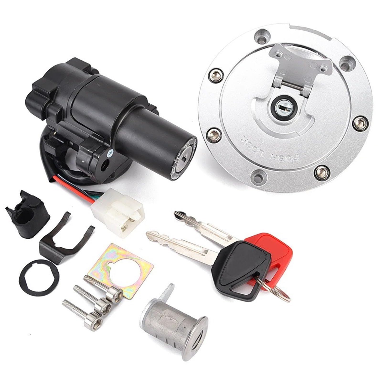 Zündschalter Für CB900 CB919 Für CBF500 Für CBF600 Für CBF1000 Kraftstoff Tankdeckel Zündschloss Sitz Schloss Mit Schlüssel Kit 35010-MCZ-L11 Motorrad Zündschalter Zündschalter Für CB900 CB919 Für CBF500 Für CBF600 Für CBF1000 Kraftstoff Tankdeckel Zündschloss Sitz Schloss Mit Schlüssel Kit 35010-MCZ-L11 Motorrad Zündschalter von CENAP
