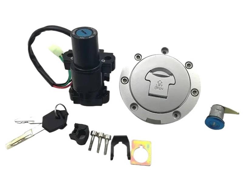 Zündschalter Für CBF500 Für CBF600 Für CBF1000 2004-2010 Motorrad Zündschloss Sperren Tankdeckel Schloss Sitz Schloss Set Mit Schlüssel Motorrad Zündschalter von CENAP