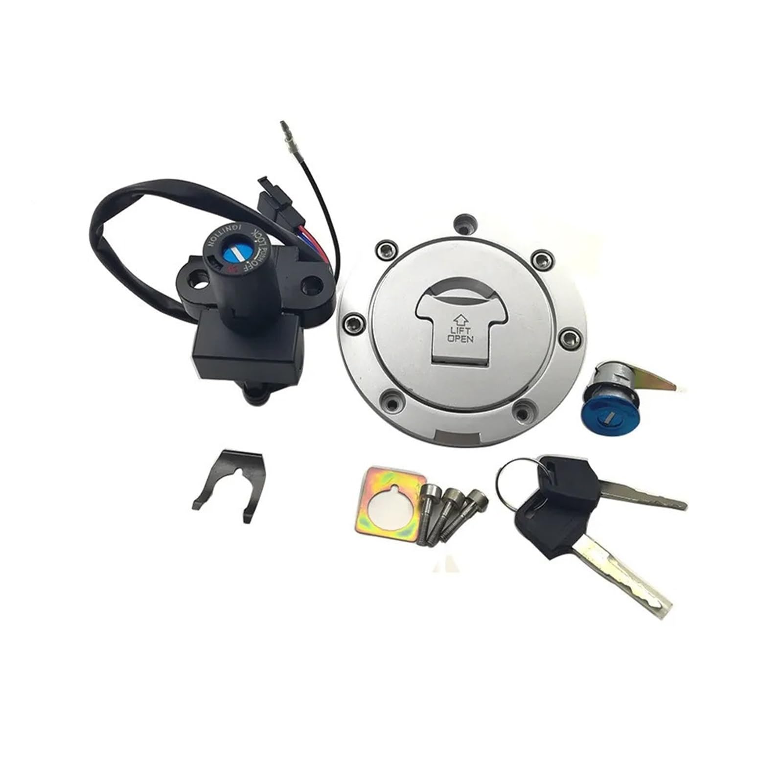 Zündschalter Für CBR 600 F2 1991–1994, Für CBR 600 F3 1995–1998, Motorrad-Zündschloss, Tankdeckel Und Sitzschlösser Mit Zwei Schlüsselsätzen Motorrad Zündschalter Zündschalter Für CBR 600 F2 1991–1994, Für CBR 600 F3 1995–1998, Motorrad-Zündschloss, Tankdeckel Und Sitzschlösser Mit Zwei Schlüsselsätzen Motorrad Zündschalter von CENAP