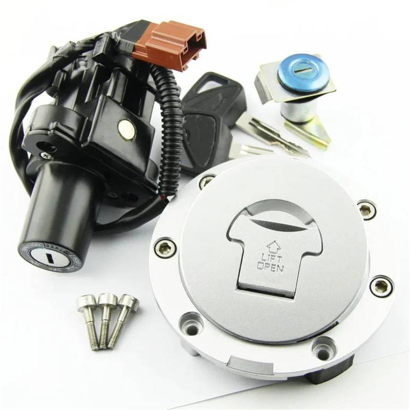 Zündschalter Für CBR1000 Für CBR600RR CB1000 CB1000R 2007-2017 Motorrad Tankdeckel Sitzschloss Zündschloss Mit Schlüssel Kit OEM: 35010-MFL-670 Motorrad Zündschalter von CENAP