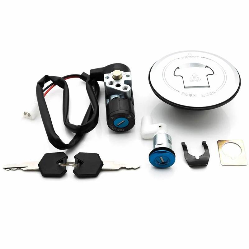 Zündschalter Für CBR125 Für CBR125R Für CBR125RS Für CBR125RW 2003-2010 Motorrad Zündschloss Kraftstoff Tankdeckel Set Motorrad Zündschalter von CENAP