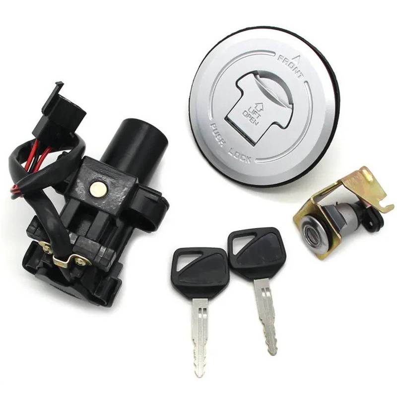 Zündschalter Für CBR300R Für CBR250R 2011-2018 Motorrad Zündschlüssel Schalter Kraftstoff Gas Kappe Sitz Lock Kit OEM: 35010-KYJ-900 Motorrad Zündschalter von CENAP