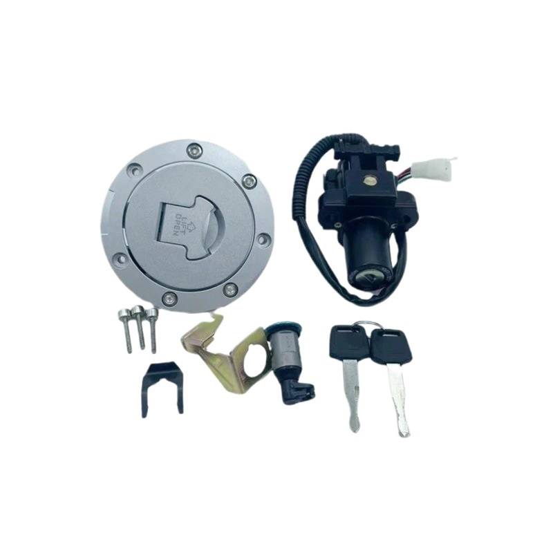 Zündschalter Für CBR600 Für CBR600RR Für CBR100RR 2001-2007 Motorrad Schloss Zündschloss Kraftstoff Tankdeckel Abdeckung Lock Key Set Motorrad Zündschalter von CENAP