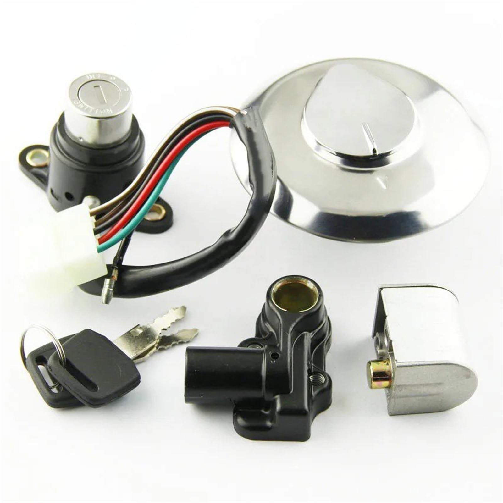 Zündschalter Für CBT125 Für CBT 125 Motorrad Zündschloss Tankdeckel Moto Schnee Moped Sitz Lock Key Set Motorrad Zündschalter Zündschalter Für CBT125 Für CBT 125 Motorrad Zündschloss Tankdeckel Moto Schnee Moped Sitz Lock Key Set Motorrad Zündschalter von CENAP