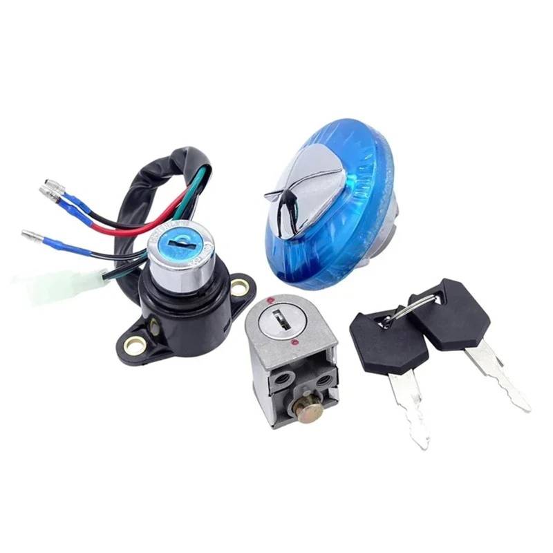 Zündschalter Für CMX250 1985-2014 CA125 1995-1999 Motorrad Kraftstoff Tankdeckel Abdeckung Zündschalter Sitz Schloss Motorrad Zündschalter von CENAP