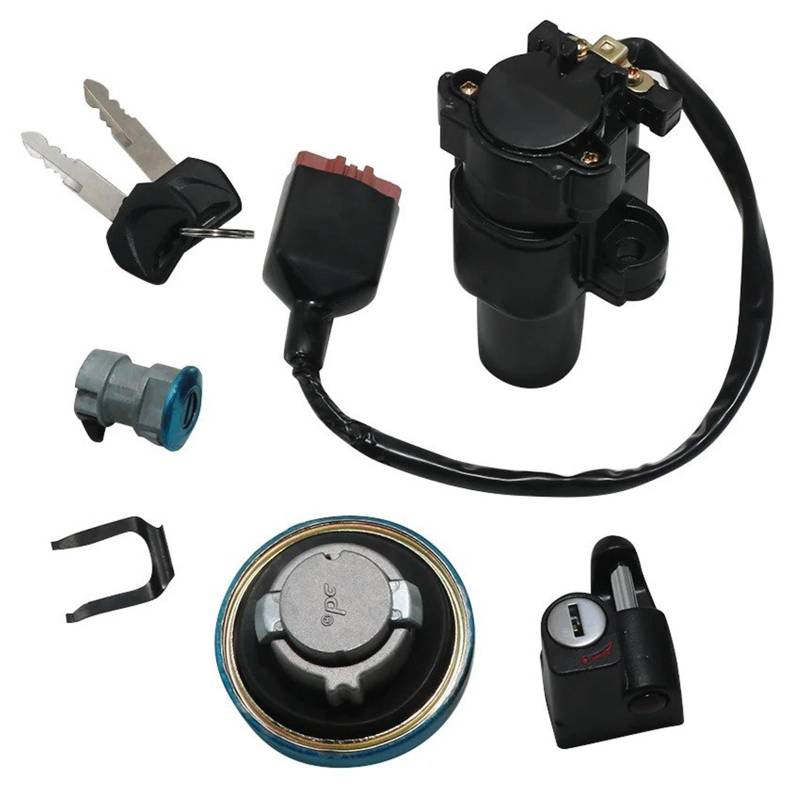 Zündschalter Für CRF250 Für CRF250L Für CRF250M 2013-2020 Motorrad Tankdeckel Sitz Schloss Zündschloss Mit Schlüssel Kit OEM:35010-KZZ-900 Motorrad Zündschalter von CENAP