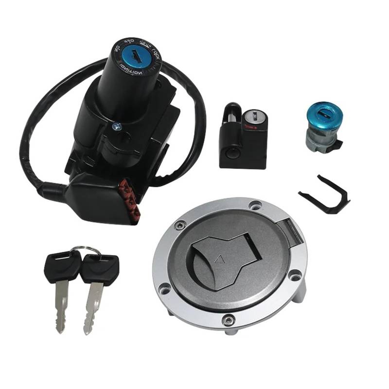 Zündschalter Für CRF250 Für CRF250RL Für Rally 2017 2018 2019 2020 Motorrad Tankdeckel Sitzschloss Zündschloss Mit Schlüssel Kit OEM:35010-KZZ-J00 Motorrad Zündschalter von CENAP