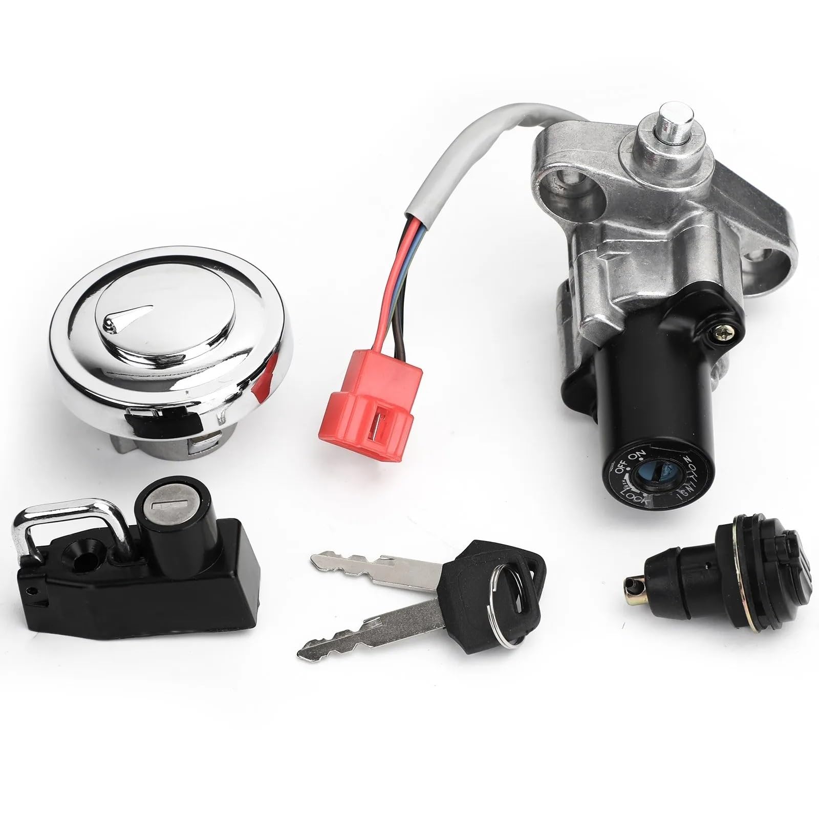 Zündschalter Für Drag Für Star 125 250 400 650 1100 Für V-Star 650 1100 Zündschalter Tankdeckel Helemt Lock Set 4TR-82501-01-00 Motorrad Zündschalter Zündschalter Für Drag Für Star 125 250 400 650 1100 Für V-Star 650 1100 Zündschalter Tankdeckel Helemt Lock Set 4TR-82501-01-00 Motorrad Zündschalter von CENAP