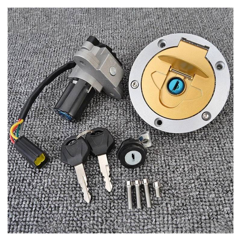 Zündschalter Für Ducati ST4S ST3 848 1098 1198 1198S 2002-2014 Motorräder Zündschloss Tankdeckel Sitz Schlüssel Schloss Set Motorrad Zündschalter von CENAP