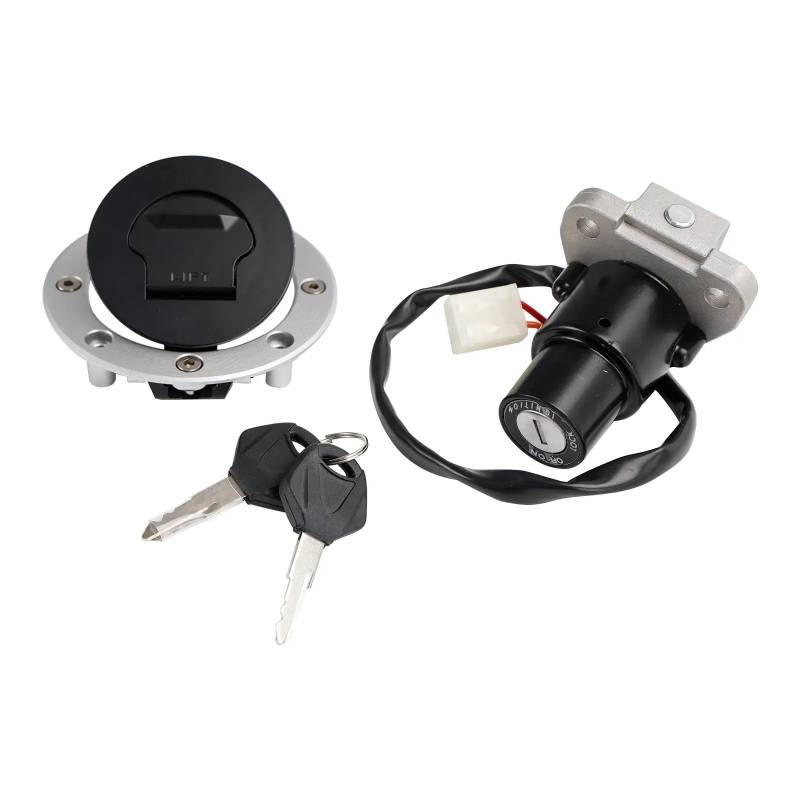Zündschalter Für Hyosung GT250 GT250R GD250R GT650 GT650R GT650S ZÜNDSCHLÜSSEL Schalter & TANKDECKEL 37000HP9200 44200H35C30 Motorrad Zündschalter von CENAP