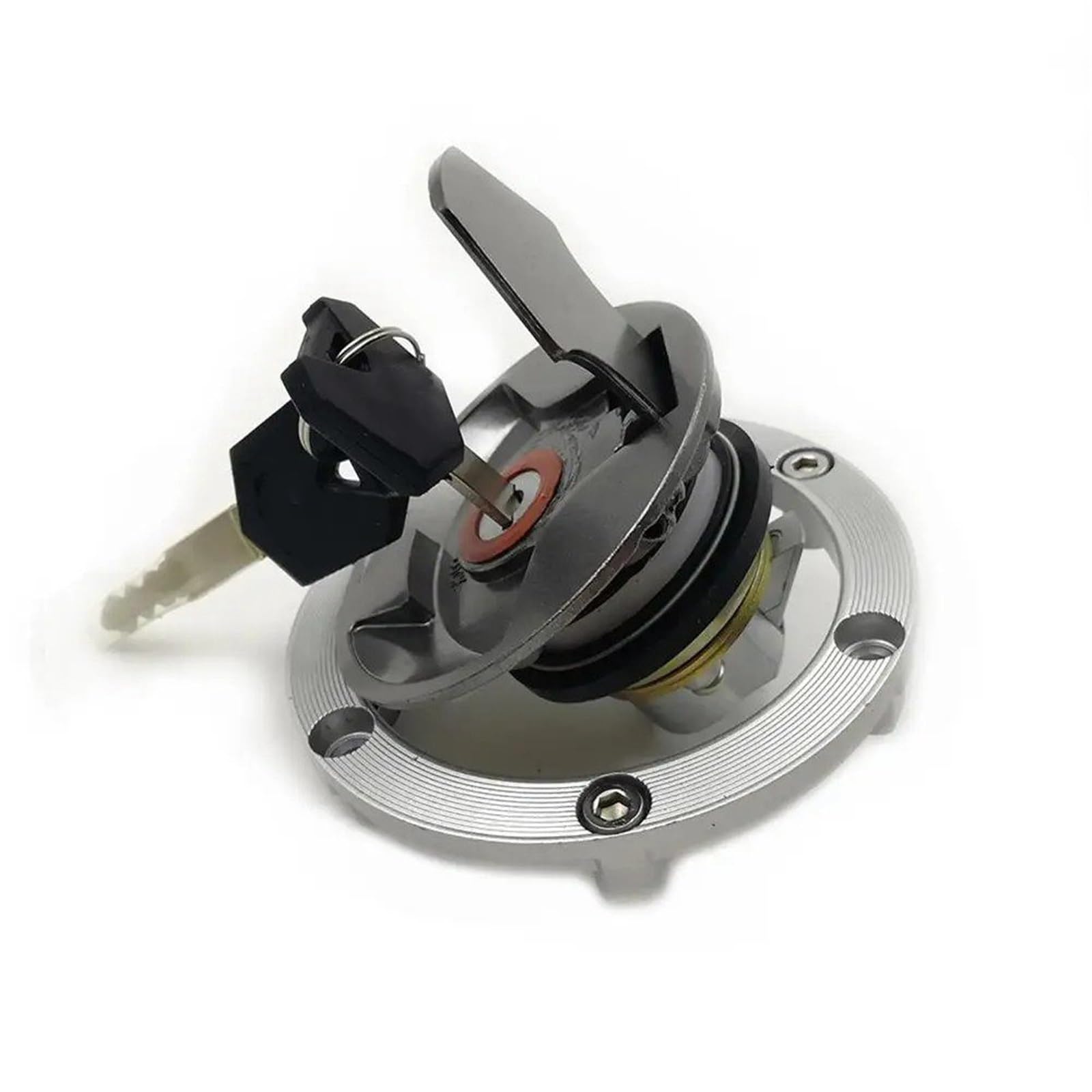 Zündschalter Für Kawasaki Für Ninja 250 250R 300 2008-2014 Zündung Schalter Kraftstoff Gas Tank Kappe Sitz Schlösser W/schlüssel Motorrad Zündschalter(Fuel Gas Cap) von CENAP