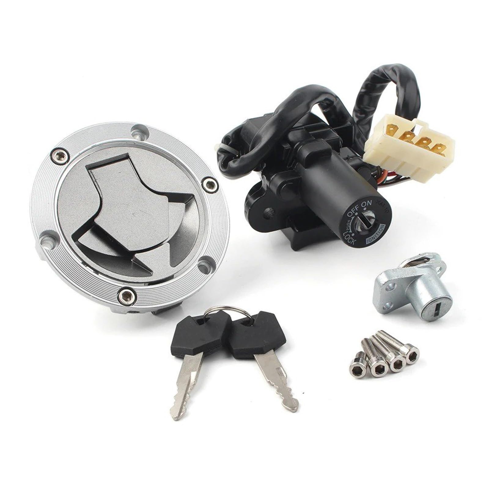 Zündschalter Für Kawasaki Für Ninja 250R 300 2008-2015 Motorrad 7 Pin Zündschloss Sitz Schloss Kraftstoff Tankdeckel Tank Abdeckung 2 Schlüssel Motorrad Zündschalter Zündschalter Für Kawasaki Für Ninja 250R 300 2008-2015 Motorrad 7 Pin Zündschloss Sitz Schloss Kraftstoff Tankdeckel Tank Abdeckung 2 Schlüssel Motorrad Zündschalter von CENAP
