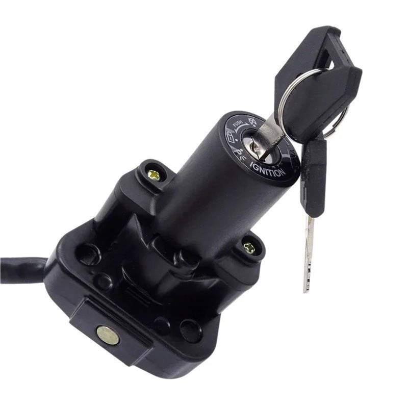 Zündschalter Für Kawasaki Für Ninja 250R 300 2008-2015 Motorrad Zündung Start Schalter Sperren Schlüssel Motorrad Zündschlüssel Lock Kit Motorrad Zündschalter von CENAP