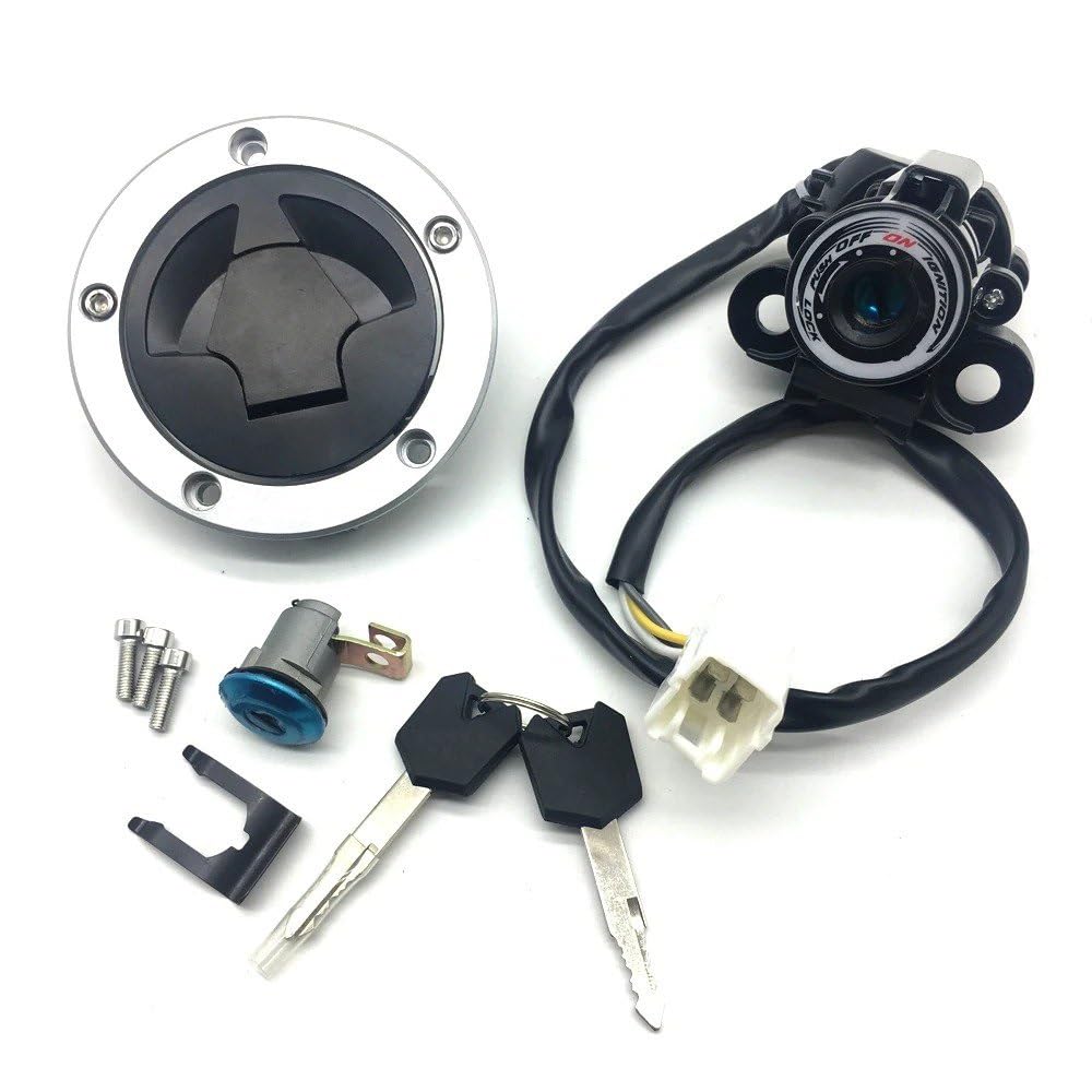 Zündschalter Für Kawasaki Für Ninja ZX6R/636 2013-2018 Motorrad Zündschloss Kraftstoff Tankdeckel Lock Key Kit Motorrad Zündschalter Zündschalter Für Kawasaki Für Ninja ZX6R/636 2013-2018 Motorrad Zündschloss Kraftstoff Tankdeckel Lock Key Kit Motorrad Zündschalter von CENAP