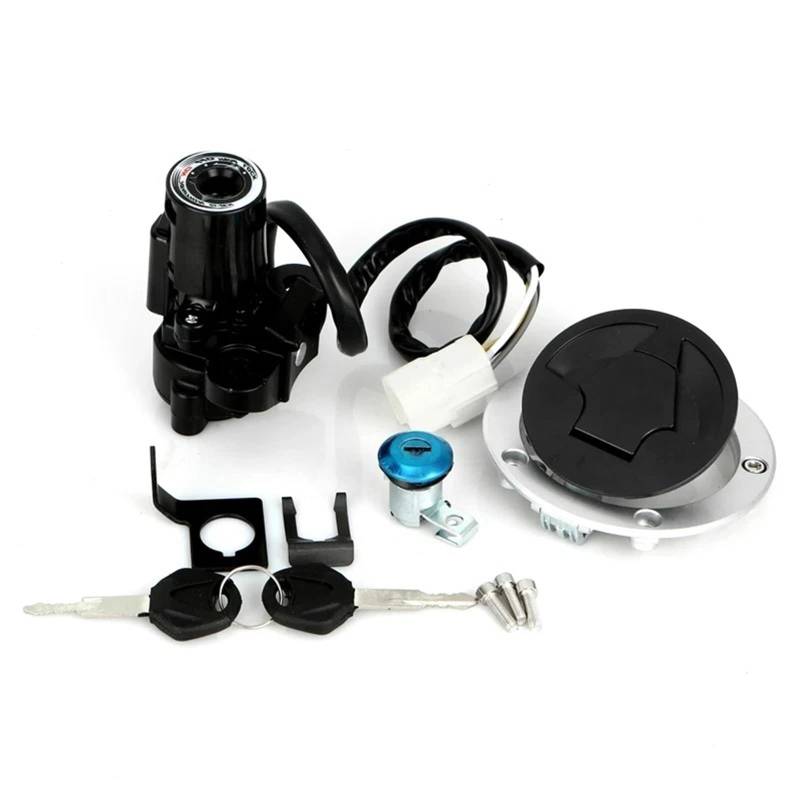 Zündschalter Für Kawasaki Für Ninja ZX6R ZX10R ZX636 ZX1000 2011-2019 Motorrad Zündschloss Gas Tankdeckel Abdeckung Sitz Schloss Motorrad Zündschalter von CENAP