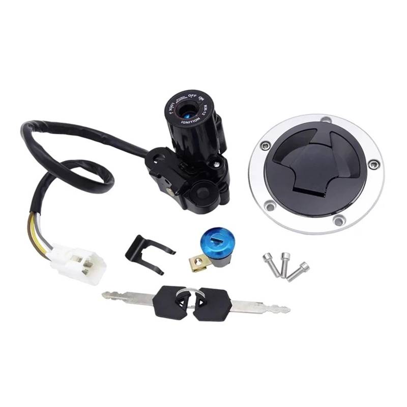 Zündschalter Für Kawasaki Z1000 2010-2016 Motorrad Zündung Start Schalter Sperre Tankdeckel Abdeckung Helm Sitz Mit 2 Schlüssel Kit Motorrad Zündschalter von CENAP