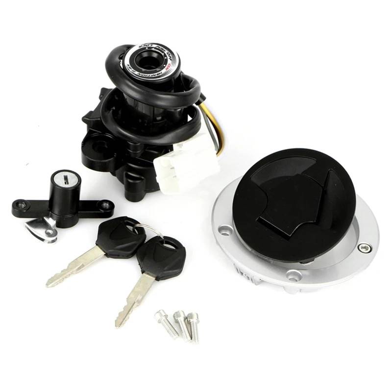 Zündschalter Für Kawasaki ZX-6R ZX6R 636 Z1000sx 2011 2012 2013 2014 2015 2016 Motorrad Kraftstoff Tankdeckel Zündschalter Sitz Schloss Schlüssel Motorrad Zündschalter von CENAP