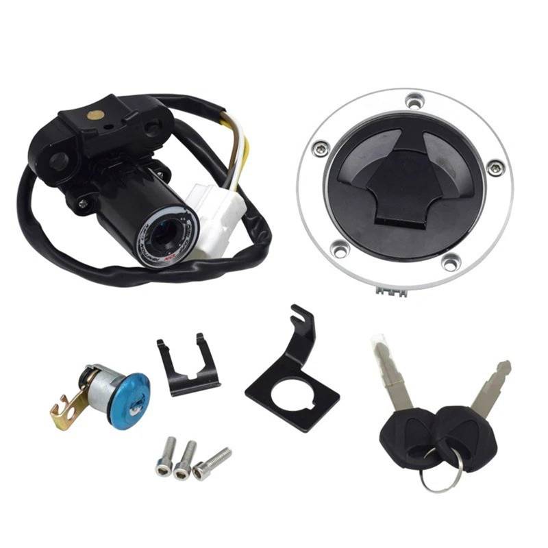 Zündschalter Für Kawasaki ZX1000 ZX636 2011-2019 Motorrad Zündschloss Kit Montage Kraftstoff Tankdeckel Tank Abdeckung Motorrad Zündschalter von CENAP