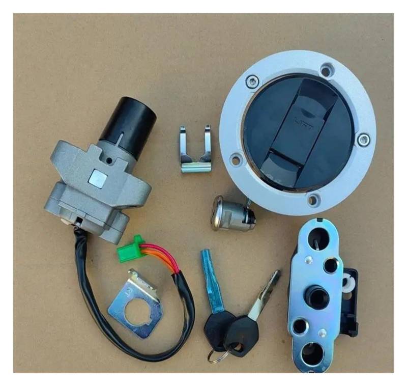 Zündschalter Für Suzuki Für GSXR250 GW250 Für Inazuma 250 250cc 2014-2017 Zündung Schalter Gas Tankdeckel Sitz Schloss Schlüssel 37011-48H00-000 Motorrad Zündschalter von CENAP