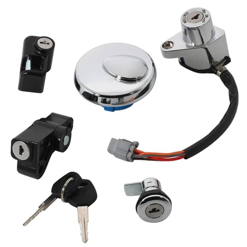 Zündschalter Für Suzuki Für VLR1800 2008 2009 2010 2011 Motorrad Zündschloss Sitz Schloss Schlüssel Tankdeckel Anzug OEM: 37000-22880 37000-22881 Motorrad Zündschalter von CENAP