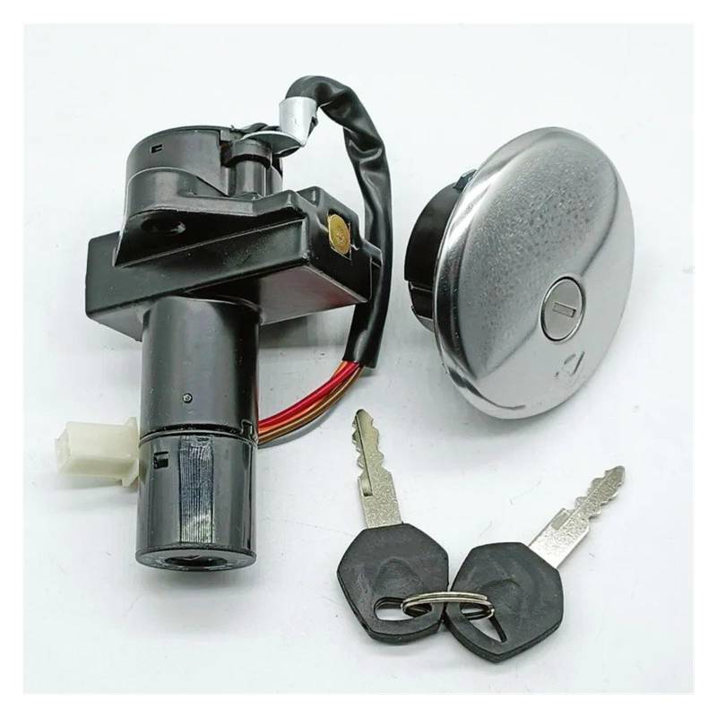 Zündschalter Für Suzuki GN250 1985 1986 1987 1988 1989 1990 1991 1992 1993 1994 1995 1996-2001 Zündschloss Kraftstoff Tankdeckel Abdeckung Schlüssel Set Motorrad Zündschalter von CENAP