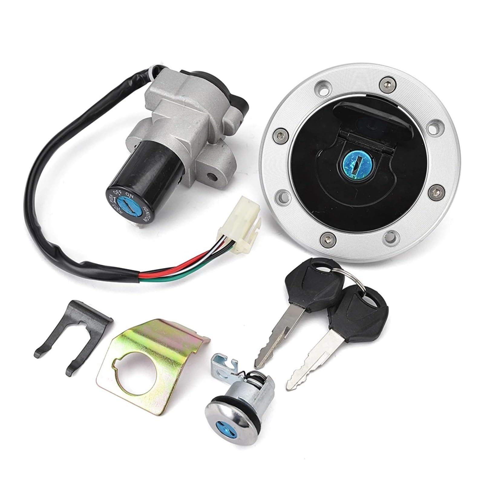 Zündschalter Für Suzuki GS500 2001-2005 2006 2007 2008 2009 2010 2011 2012 Kraftstoff Tankdeckel Zündschalter Sitzschloss Mit Schlüssel Kit Motorrad Zündschalter Zündschalter Für Suzuki GS500 2001-2005 2006 2007 2008 2009 2010 2011 2012 Kraftstoff Tankdeckel Zündschalter Sitzschloss Mit Schlüssel Kit Motorrad Zündschalter von CENAP