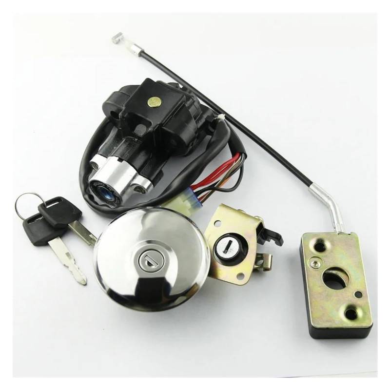 Zündschalter Für Suzuki GZ125 1998-2003 GZ250 1999-2011 Motorrad Zündschloss Kraftstoff Gas Tankdeckel Schloss Schlüssel Set Motorrad Zündschalter von CENAP