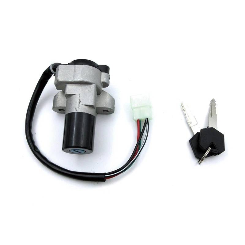 Zündschalter Für Suzuki SV650 GS600F Für GSF1200 Für GSX1300R Motorrad Zündschloss Kraftstoff Tankdeckel Schloss Schlüssel Motorrad Zündschalter(Ignition Switch Lock) von CENAP