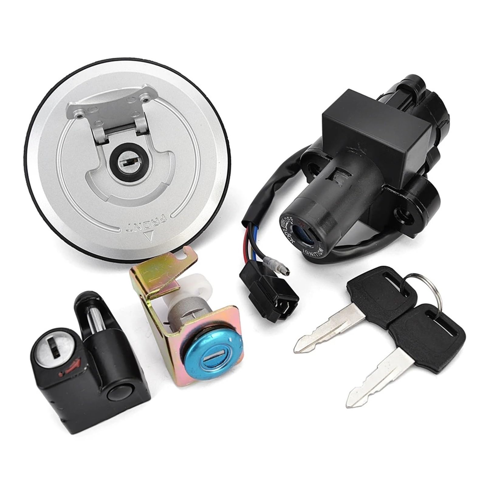 Zündschalter Für VTR250 MC33 1998-2007 Motorrad Zündschloss Kraftstoff Gas Tankdeckel Sitz Schloss Schlüssel Set Motorrad Zündschalter Zündschalter Für VTR250 MC33 1998-2007 Motorrad Zündschloss Kraftstoff Gas Tankdeckel Sitz Schloss Schlüssel Set Motorrad Zündschalter von CENAP
