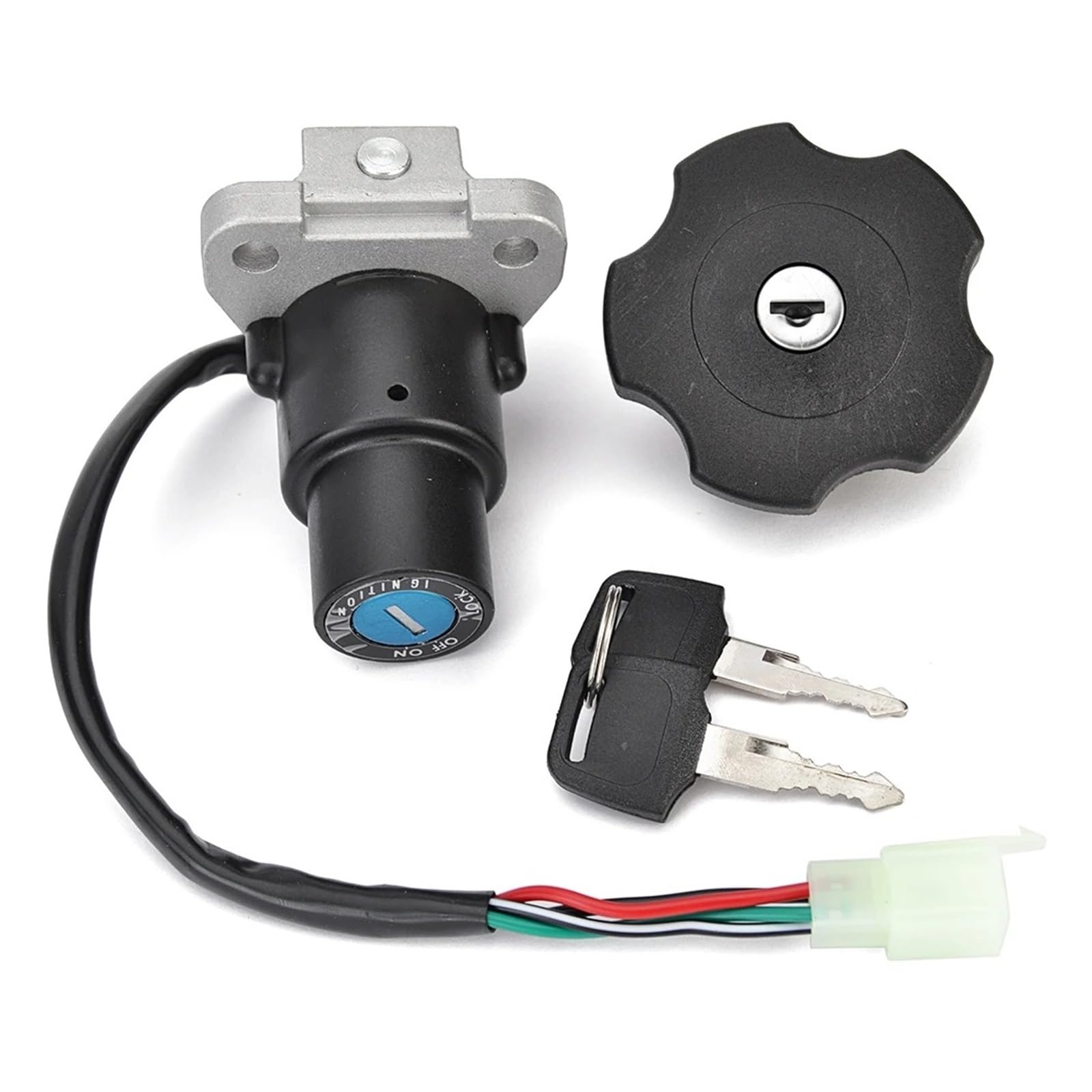 Zündschalter Für XT600 TW200 DT200 XT225 Für Serow 225 Kraftstoff Tankdeckel Zündschloss Sitz Schloss Mit Schlüssel Kit Motorrad Zündschalter Zündschalter Für XT600 TW200 DT200 XT225 Für Serow 225 Kraftstoff Tankdeckel Zündschloss Sitz Schloss Mit Schlüssel Kit Motorrad Zündschalter von CENAP