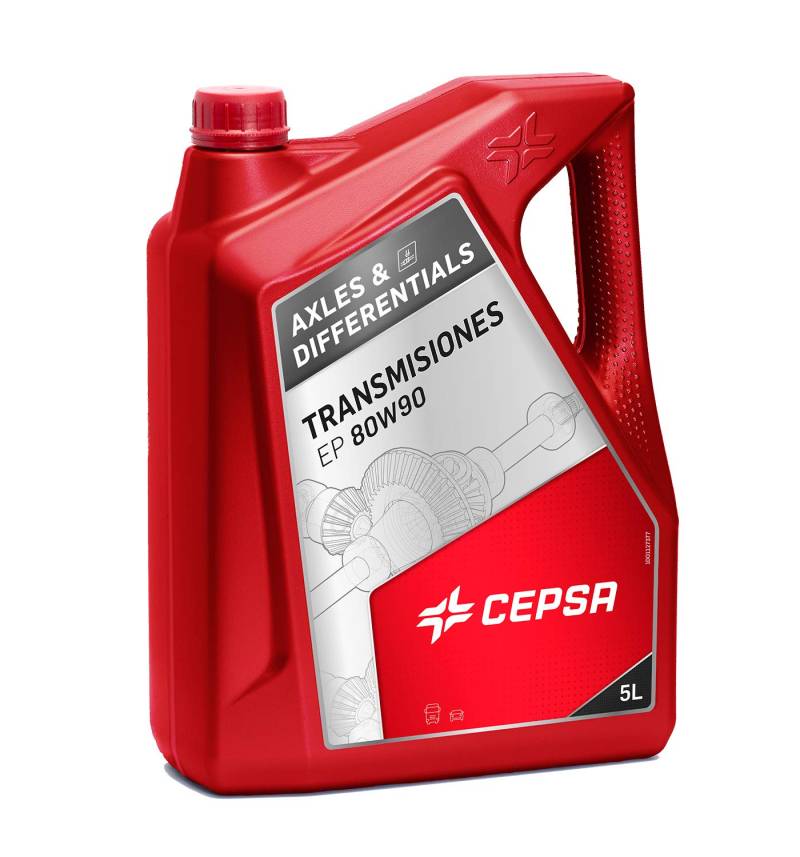 CEPSA 540623073 Mineralöl für Schaltgetriebe TRANSMISIONES EP 80W90, 5 Liter von Kemiuu