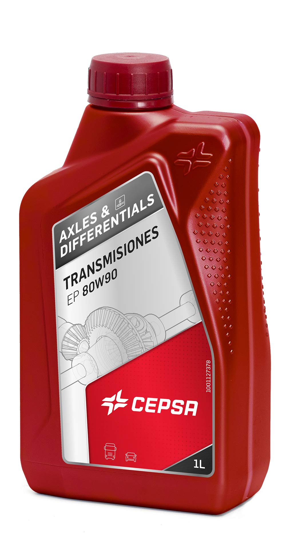 CEPSA 540624188 Mineralöl für Schaltgetriebe TRANSMISIONES EP 80W90, 1 Liter von CEPSA
