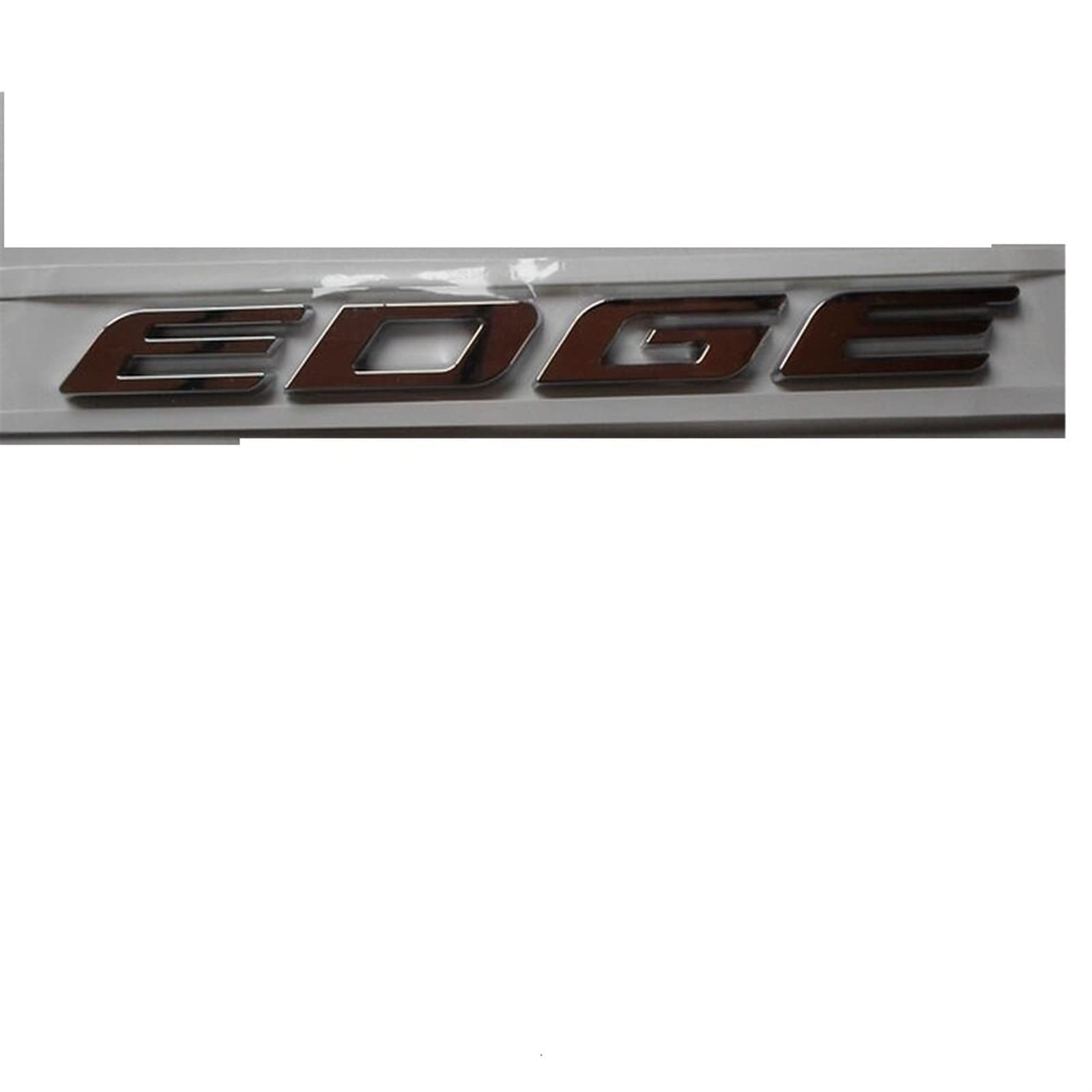 CEVIZ Glänzendes silbernes Chrom-Kunststoff-ABS-Kofferraum-Hecknummern-Buchstaben-Abzeichen-Emblem-Aufkleber-Aufkleber, passend for Ford Edge CEVIZ Glänzendes silbernes Chrom-Kunststoff-ABS-Kofferraum-Hecknummern-Buchstaben-Abzeichen-Emblem-Aufkleber-Aufkleber, passend for Ford Edge von CEVIZ