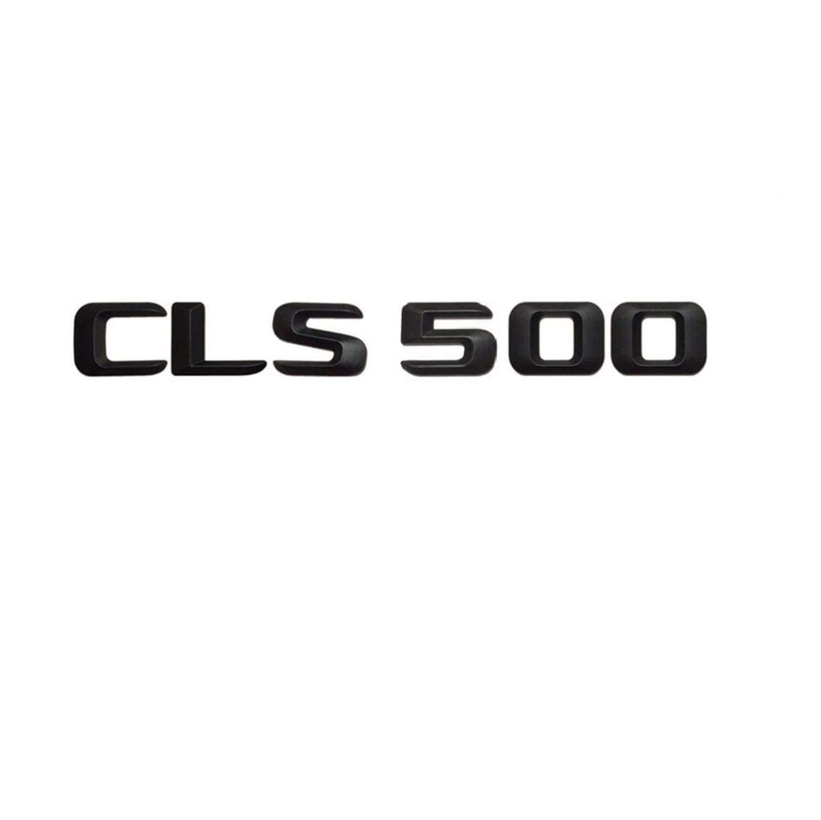 CEVIZ Mattschwarz CLS 500" Auto-Kofferraum-hintere Buchstaben Wort-Abzeichen-Emblem-Buchstaben-Aufkleber-Aufkleber-Aufkleber kompatibel mit Mercedes Benz CLS-Klasse CLS500 von CEVIZ