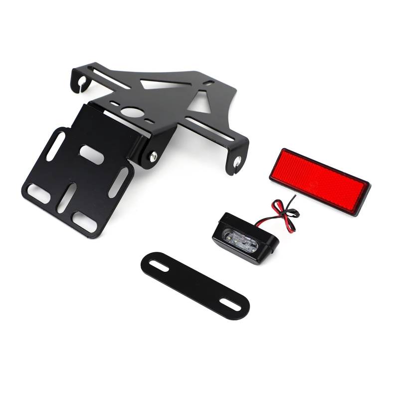 CEWSUIO Für CBR1000R Motorrad Einstellbare Winkel Lizenz Nummer Platte Rahmen Halter Halterung Ersatz Und Upgrade Teile Kennzeichenhalter Motorrad von CEWSUIO