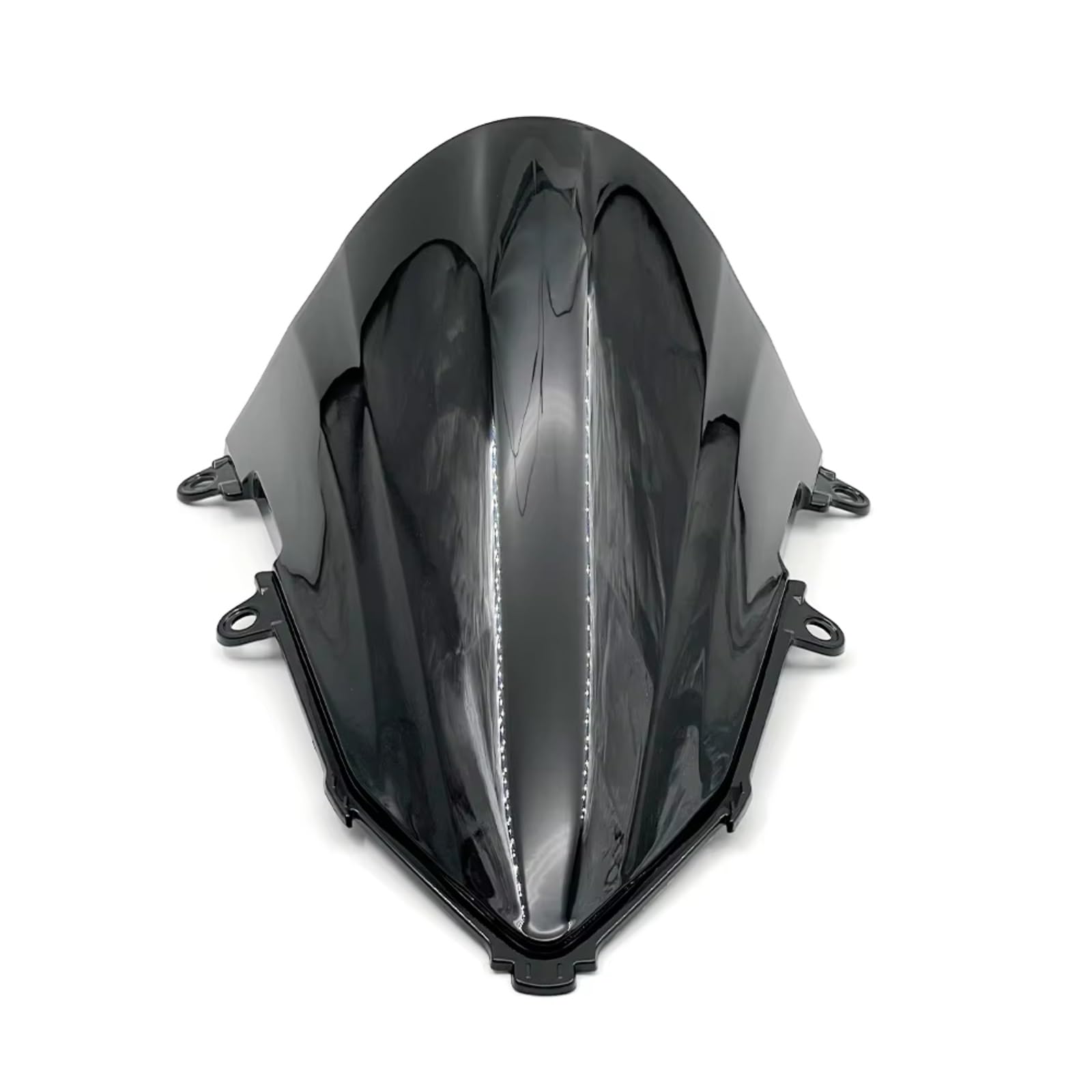 CEWSUIO Für CBR650R 2019 2020 2021 2022 2023 2024 Motorrad Windschutzscheibe Erhöhen Spoiler Windschutzscheibe Windabweiser Motorrad Windschutzscheibe Windschutz Deflektor Motorrad Scheibe(Black) von CEWSUIO