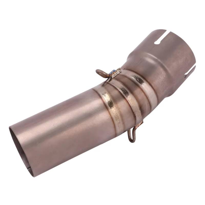 CEWSUIO Für F650GS F700GS F800GT F800GS ADV 2008-2018 Motorradauspuff Flucht Mid Link Pipe Schalldämpfer Motorradauspuffrohr Endrohr Motorrad Auspuffrohr von CEWSUIO