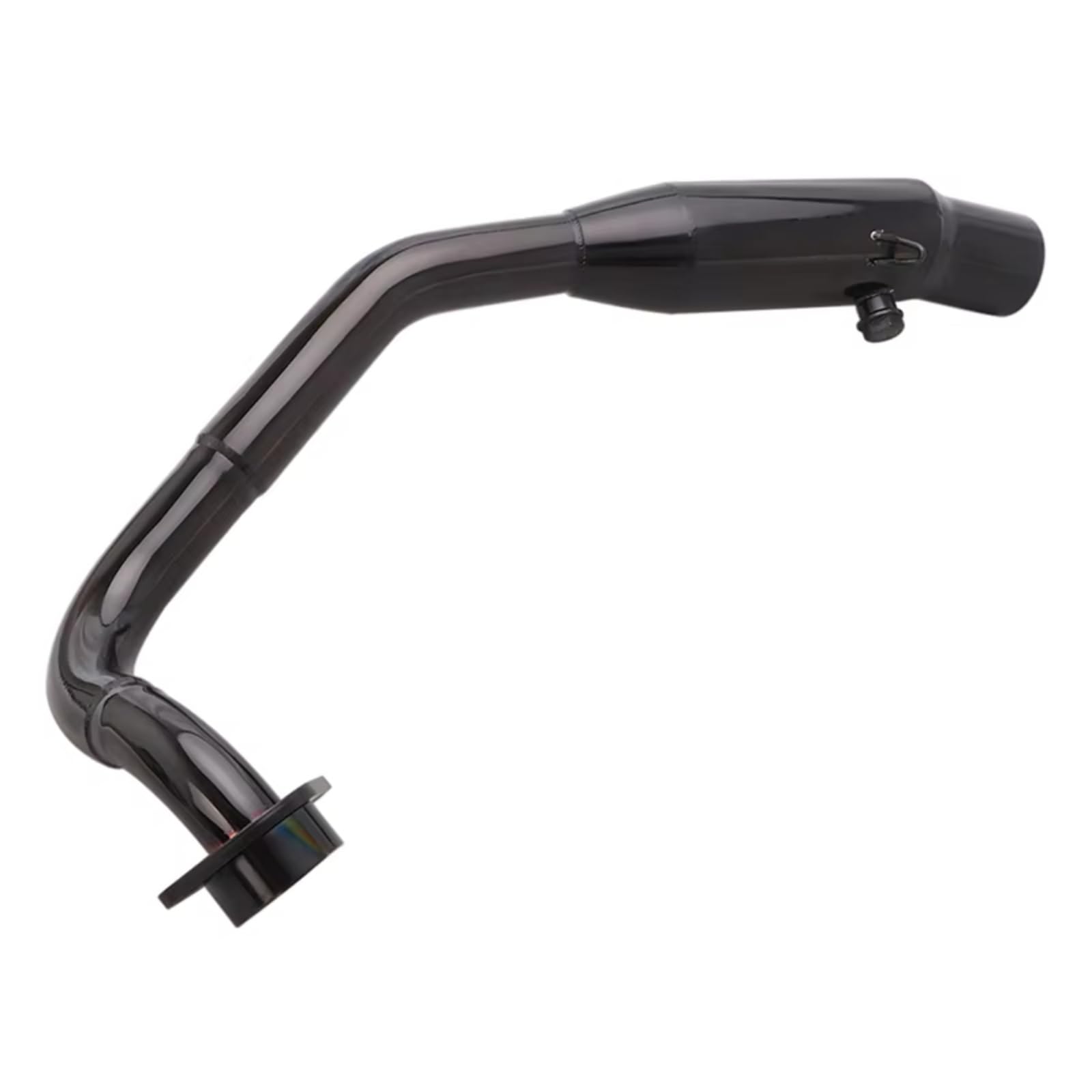 CEWSUIO Für Forza300 Forza350 Nss350 2018 2019 2020 2021 Motorradauspuff Für Escape Front Link Pipe 51mm Schalldämpfer Motorradauspuffrohr Motorrad Auspuffrohr(Black) von CEWSUIO