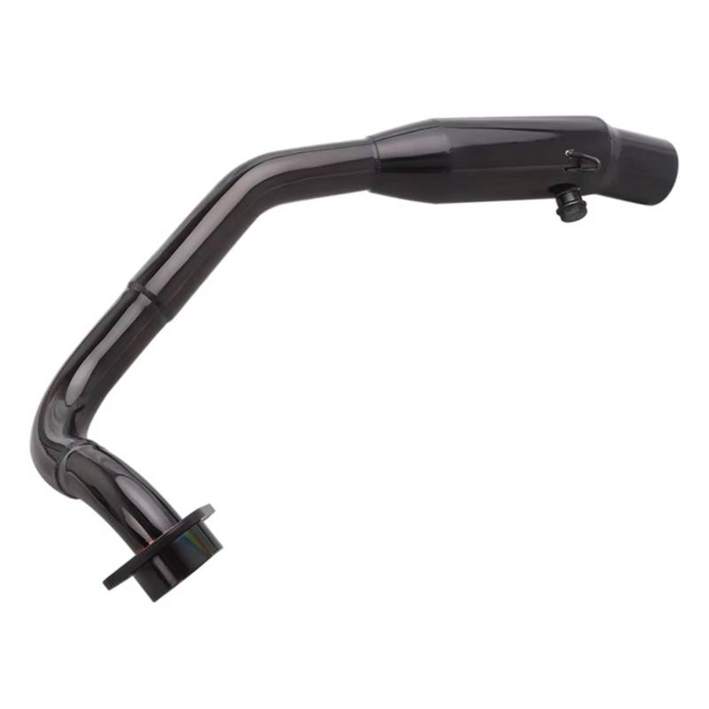 CEWSUIO Für Forza300 Forza350 Nss350 2018 2019 2020 2021 Motorradauspuff Für Escape Front Link Pipe 51mm Schalldämpfer Motorradauspuffrohr Motorrad Auspuffrohr(Black) von CEWSUIO