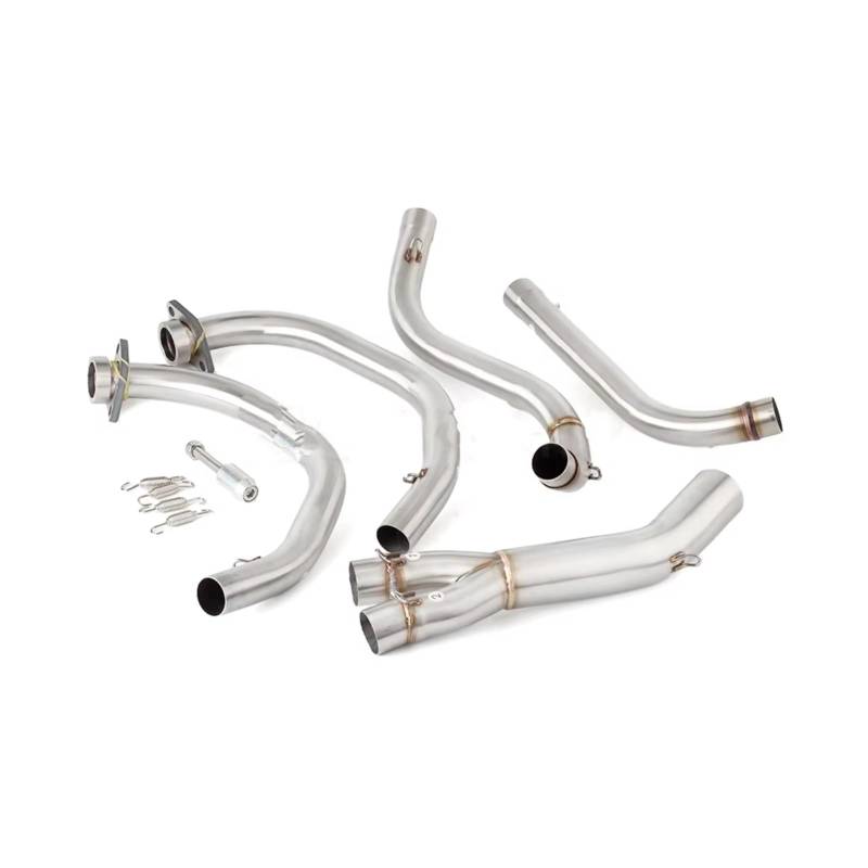 CEWSUIO Für KLE500 1991-2007 Motorrad Auspuff Schalldämpfer Header Link Rohr 51mm Slip-on Motorrad Auspuffrohr Link Für Verbinden Motorrad Auspuffrohr von CEWSUIO
