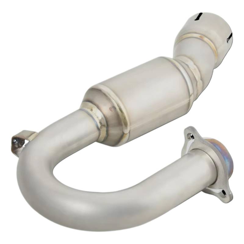 CEWSUIO Für KX250 KX250X 2021 2022 2023 2024 Motorrad Auspuff Flucht Systeme Header Motorrad Auspuff Adapter Stecker Motorrad Auspuffrohr von CEWSUIO