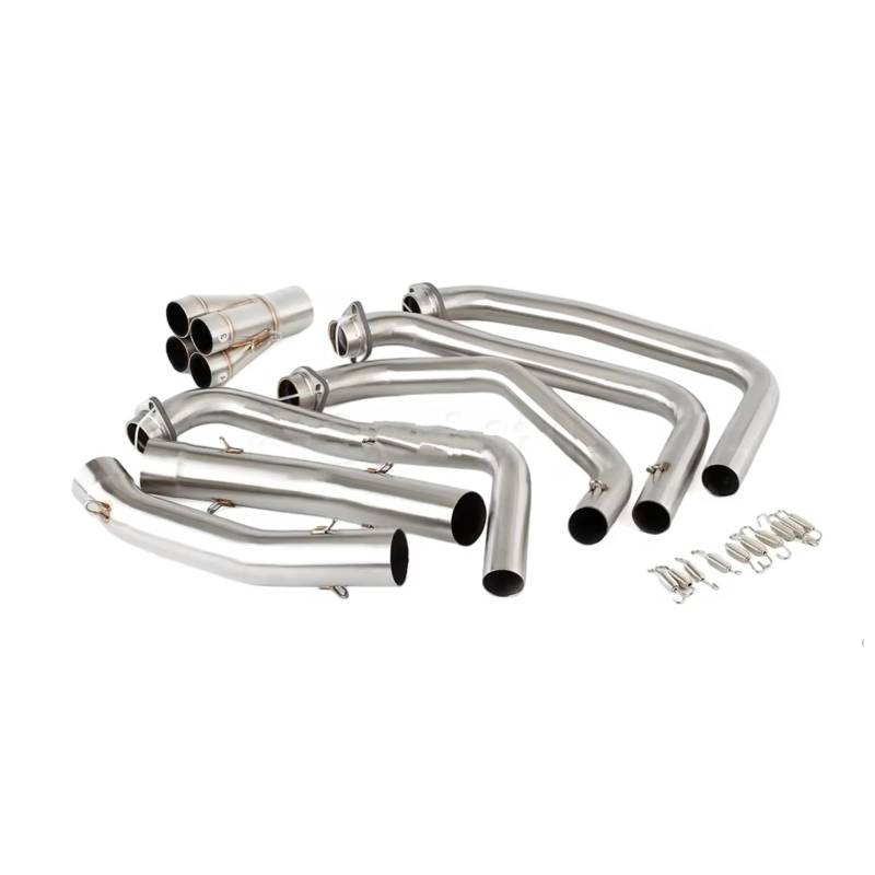 CEWSUIO Für Ninja Für ZX7R 1996 1997 1998 1999 2000 2001 2002 2003 Motorradauspuff Header Link Pipe 51mm Motorradauspuffrohr Motorrad Auspuffrohr von CEWSUIO
