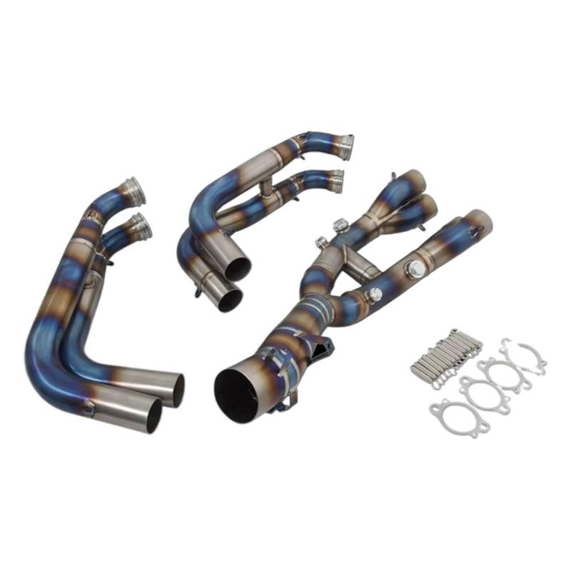 CEWSUIO Für S1000XR 2020 2021 2022 Motorradauspuff Komplettsysteme Für Escape Modify Mufller Motorradauspuff System Zubehör Motorrad Auspuffrohr von CEWSUIO