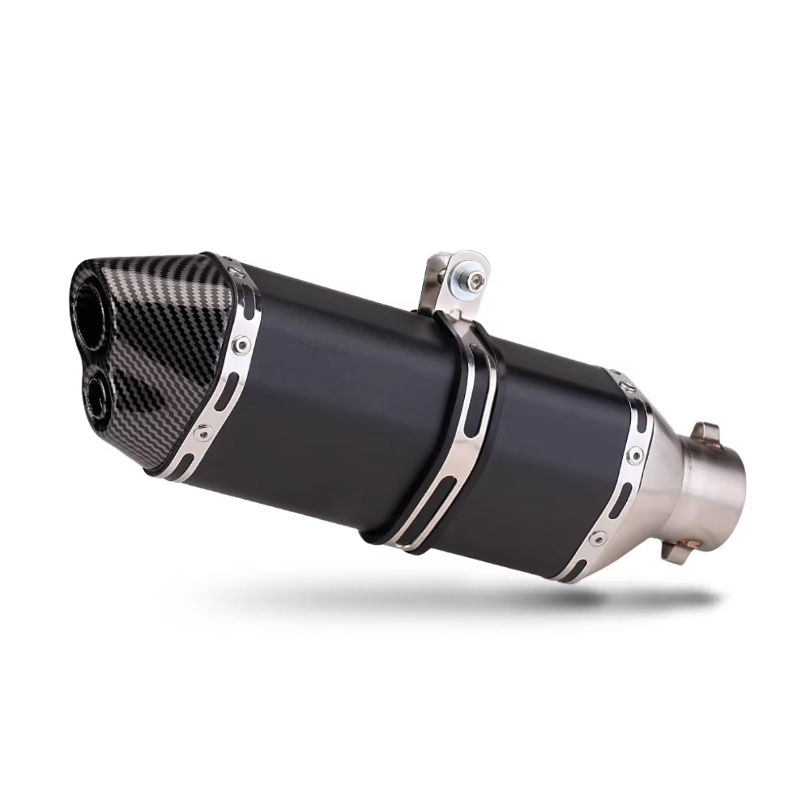 CEWSUIO Kompatibel Mit Aprilia Für GPR250R Universal 51 Mm Motorrad-Auspuffendrohr Motorrad Modifizierter Schalldämpfer Motorrad Auspuffrohr(Type B) von CEWSUIO
