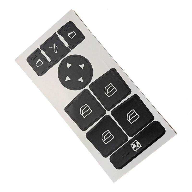 CEWSUIO Kompatibel Mit Benz Für GL X166 2013 2014 2015 Autotür Armlehne Fensterheber Schalter Knopf Reparatur Aufkleber Aufkleber Anti Kratzer Auto-Aufkleber Knöpfe von CEWSUIO