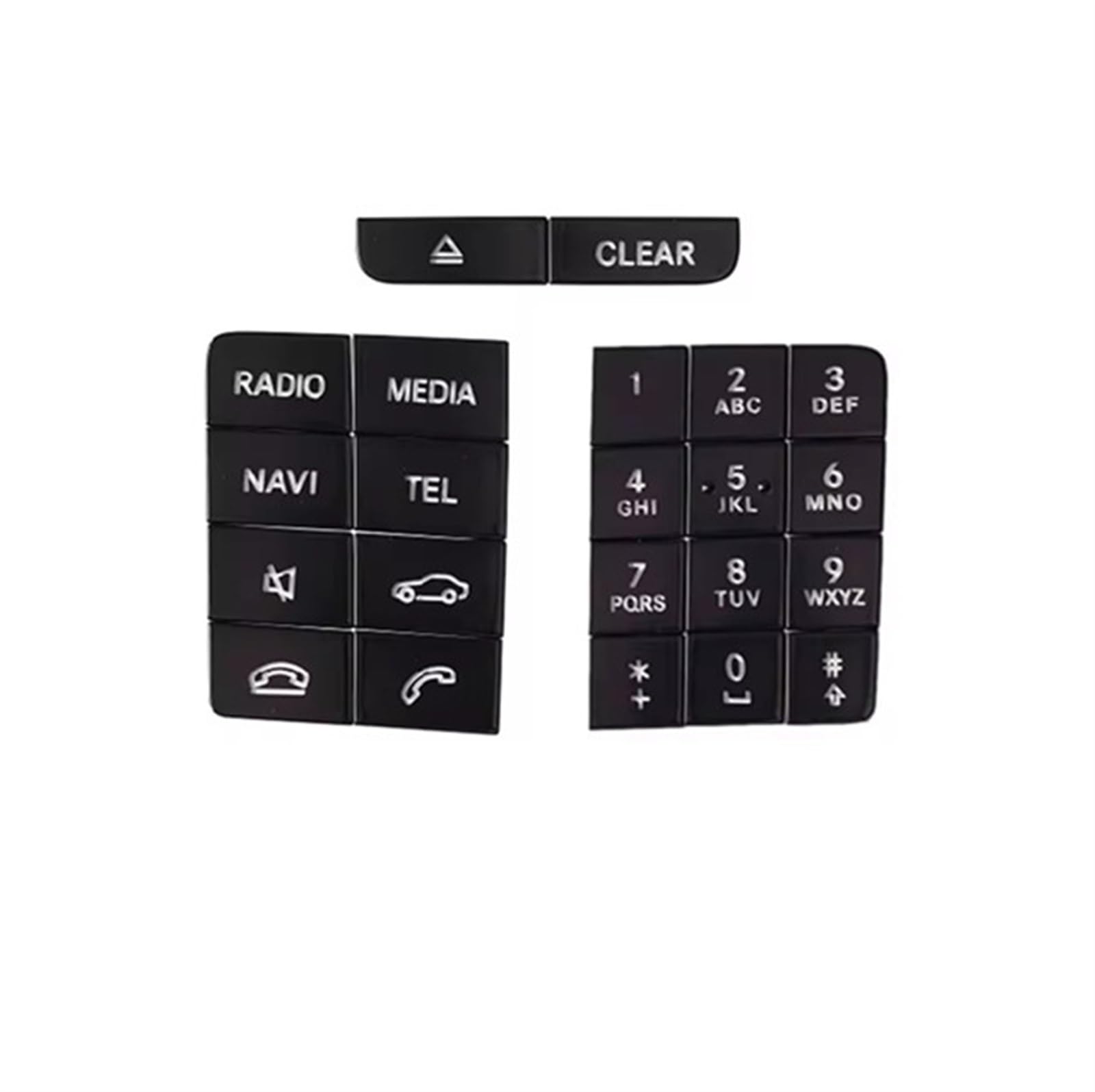 CEWSUIO Kompatibel Mit Benz Für GLA X156 2013 2014 2015 2016 Auto-Mittelkonsole CD-Panel Multimedia-Tastenaufkleber Auto-Aufkleber Knöpfe von CEWSUIO