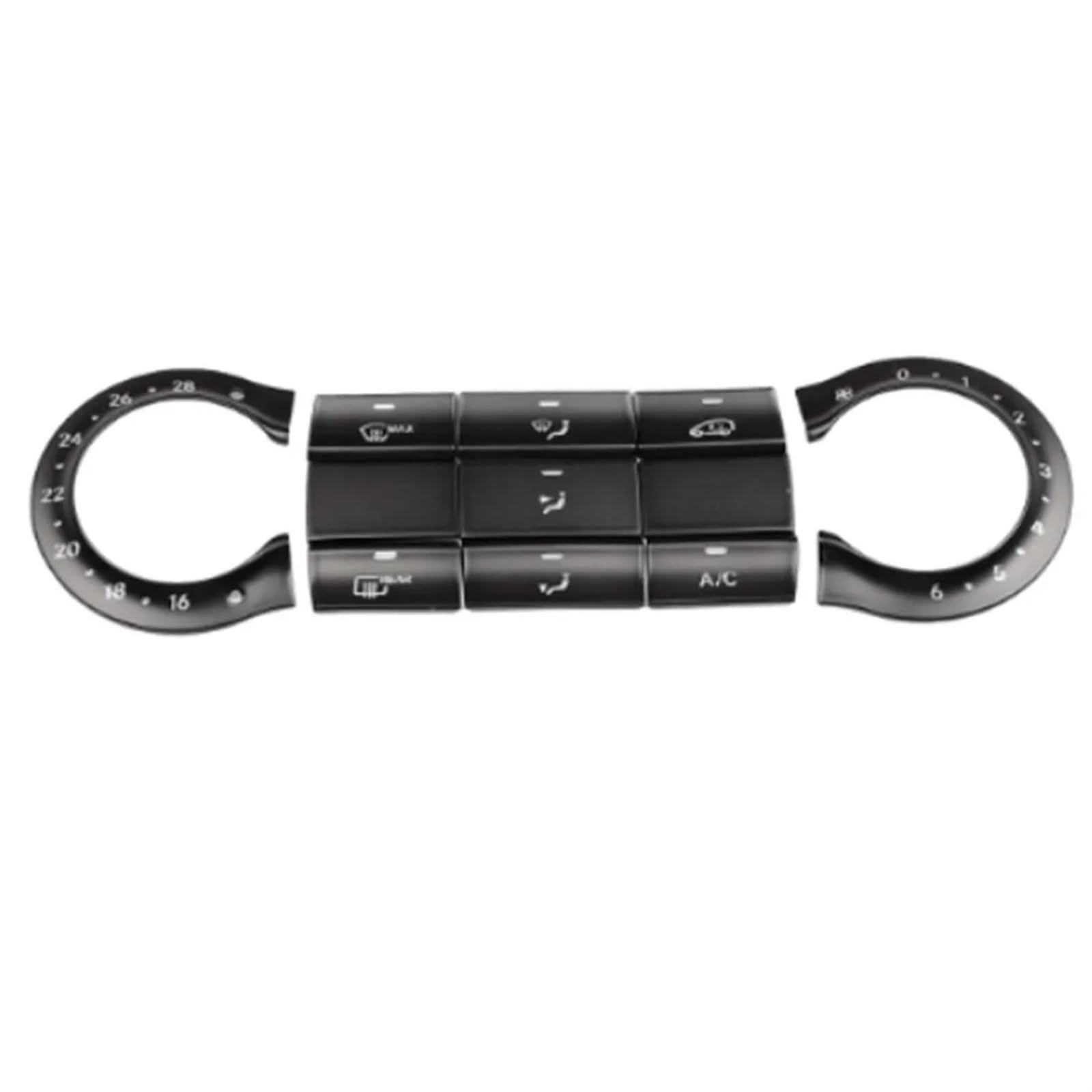 CEWSUIO Kompatibel Mit Benz Für GLA X156 2015 2016 2017 2018 2019 Auto Zentralsteuerung Klimaanlage Knopf Dekoration Abdeckung Zieraufkleber Auto-Aufkleber Knöpfe CEWSUIO Kompatibel Mit Benz Für GLA X156 2015 2016 2017 2018 2019 Auto Zentralsteuerung Klimaanlage Knopf Dekoration Abdeckung Zieraufkleber Auto-Aufkleber Knöpfe von CEWSUIO